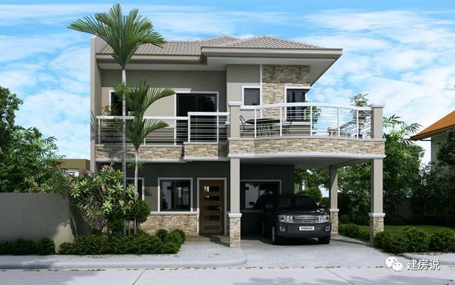 12款現代時尚的小別墅外觀圖，看膩了歐美別墅換換