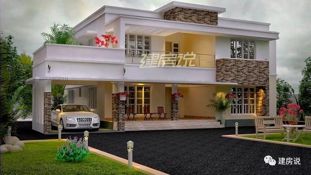12款現代時尚的小別墅外觀圖，看膩了歐美別墅換換