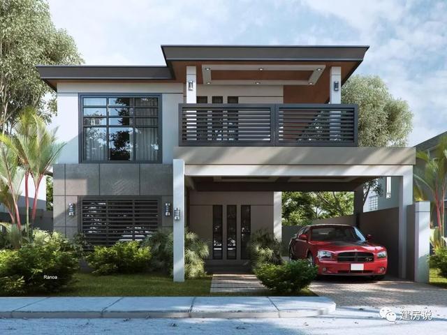 12款現代時尚的小別墅外觀圖，看膩了歐美別墅換換