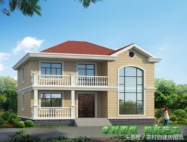 幾款復式二層樓房戶型方案圖，客廳中空的才顯高檔