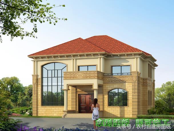 幾款復式二層樓房戶型方案圖，客廳中空的才顯高檔