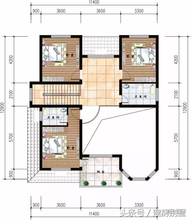 在鄉村20萬就能建起來的二層歐式小別墅，附方案圖和施工過程
