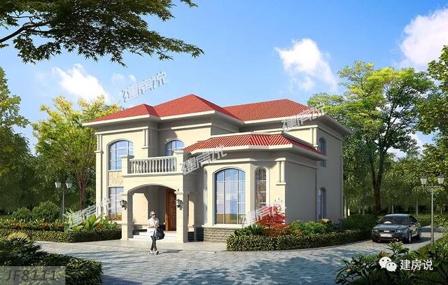 5款全新設計的兩層小樓房設計圖，回家建一棟，不再漂泊