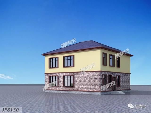 5款全新設計的兩層小樓房設計圖，回家建一棟，不再漂泊