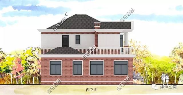 12X23米的雙層別墅，冬暖夏涼，含全圖預算