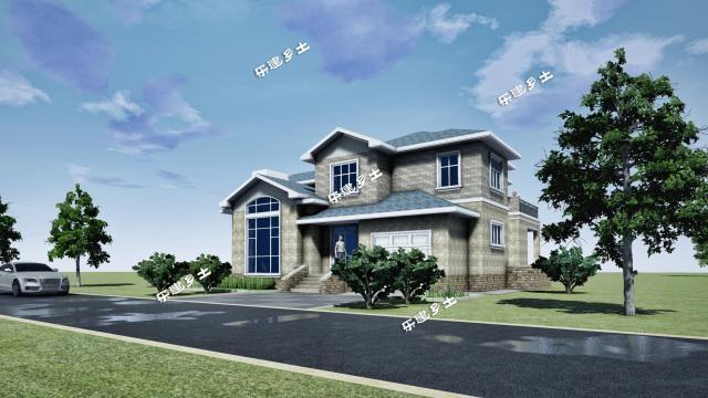 二層磚混結構鄉間小別墅全套圖紙分享！