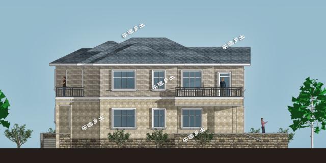 二層磚混結構鄉間小別墅全套圖紙分享！