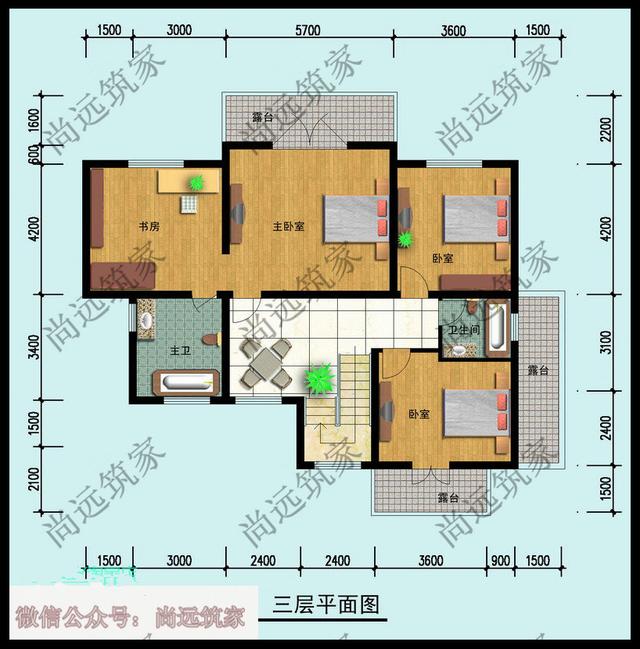 簡(jiǎn)單三層小別墅 戶型更是完美布局