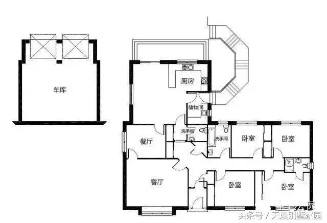 5套農村自建一層別墅，一套比一套大氣美觀！含設計圖