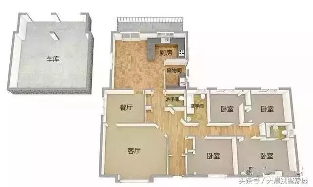 5套農村自建一層別墅，一套比一套大氣美觀！含設計圖