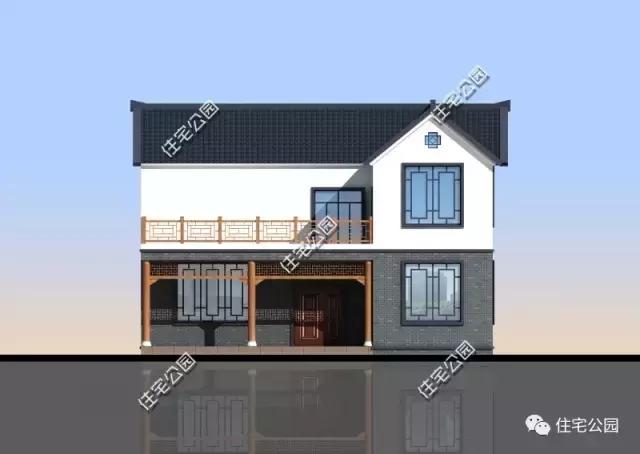 13X13米農村2層別墅，布局有序風景好，含預算！