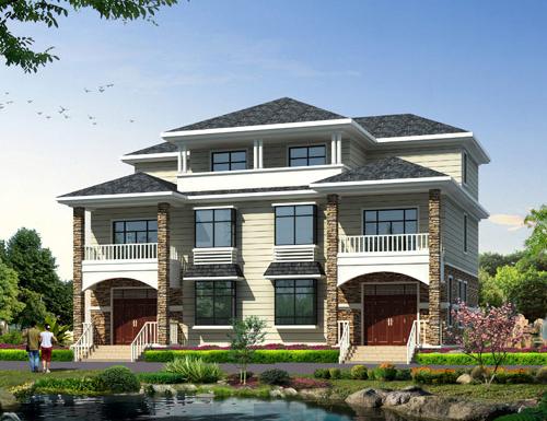 7套適合農村自建的雙拼別墅，5套最美，6套最便宜