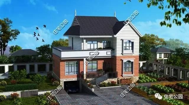 4套帶車庫的新農村別墅，哪個車庫設計最好？