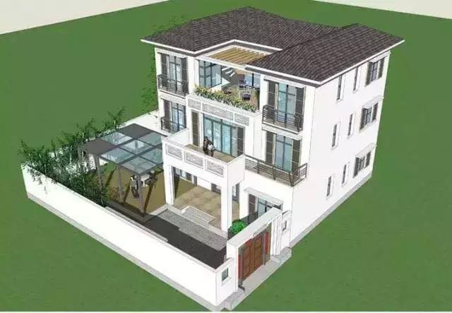 有“堂屋“還帶庭院的別墅，40萬都不到，要什么自行車！