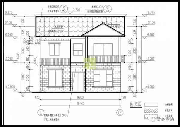 17X17米方正農村別墅，旋轉樓梯雙車庫，秒殺城里商品房！