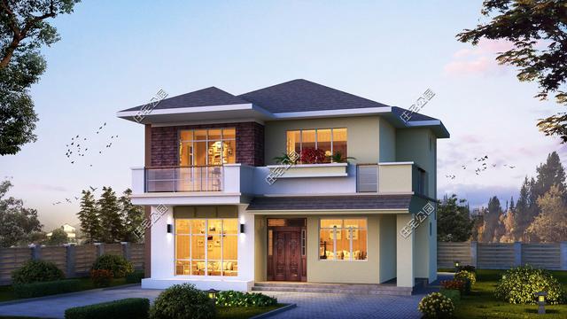 4套老百姓建得起的2層小樓房設計方案圖，你喜歡哪款？