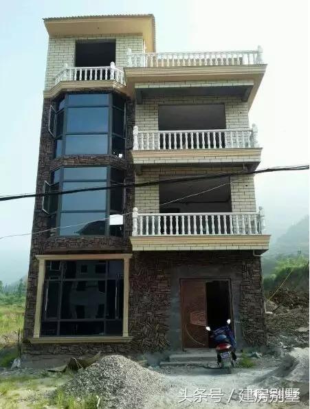 曬10棟完工的農村自建房實景圖，小編我最喜歡第7棟