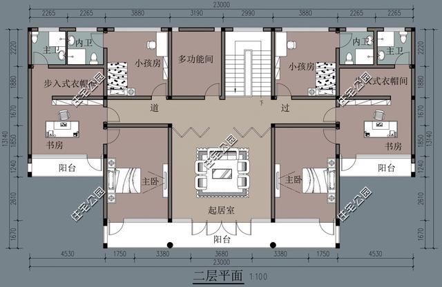 幾款帶院子的傳統(tǒng)中式房屋設(shè)計(jì)方案圖，古香古色