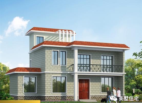 12款兩層小樓房外觀效果圖，風(fēng)格樣式各異