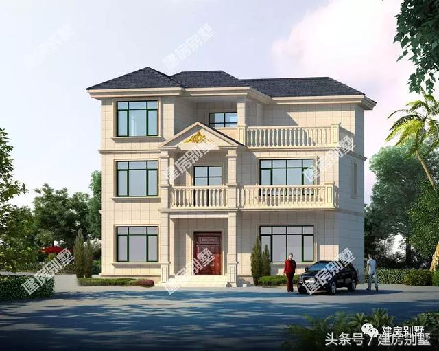 同樣開間12.8米的兩套三層別墅設計方案，你會選哪個？