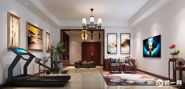 別墅裝修案例，新中式的裝修風格大氣穩(wěn)重