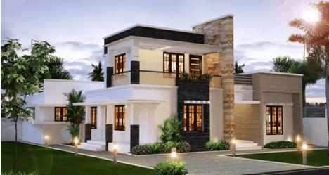 現(xiàn)代風(fēng)格別墅設(shè)計圖，簡約大氣，透著時尚風(fēng)