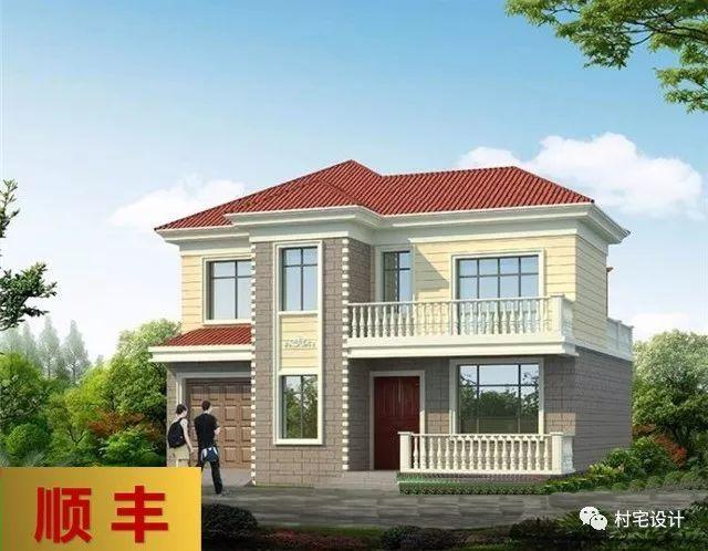 幾款造價20萬以內的二層房屋住宅設計圖