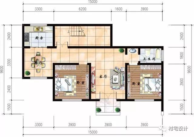幾款造價20萬以內的二層房屋住宅設計圖