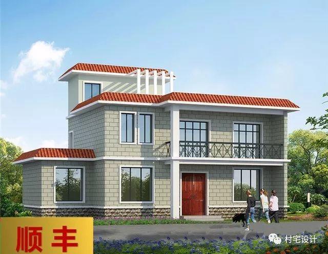 幾款造價20萬以內的二層房屋住宅設計圖