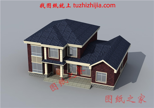 農(nóng)村4間2層樓房設(shè)計(jì)圖 ,帶有烤火房,適宜居住