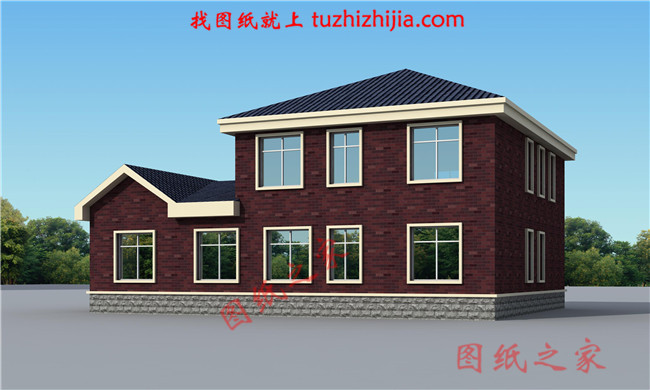 農(nóng)村4間2層樓房設(shè)計(jì)圖 ,帶有烤火房,適宜居住