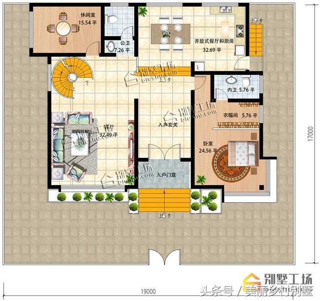 簡約風格的現代別墅設計圖，展現出既簡約現代又富有奢雅氣質的空間魅力！