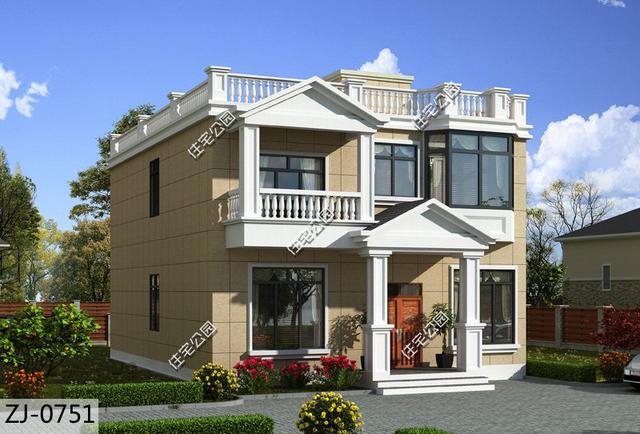 二層簡約小別墅設計圖，設計不在繁復，舒適就行