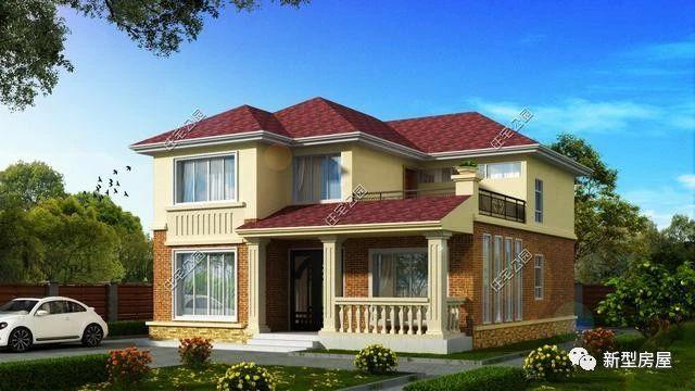 多臥室農村別墅設計圖紙，適合人多的家庭