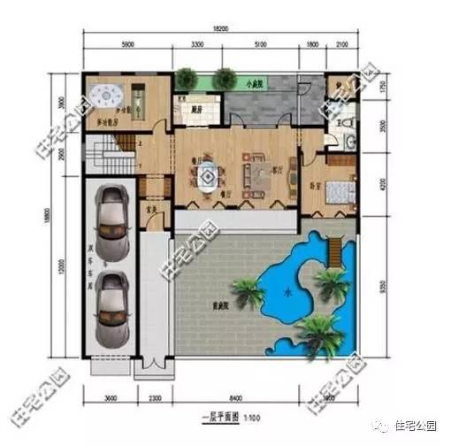 農(nóng)村自建房，沒(méi)有院子可怎么行，2套農(nóng)村大院戶型分享！