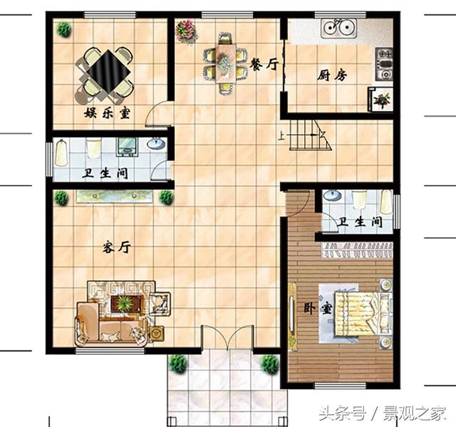 農(nóng)村三層別墅設(shè)計圖及效果圖，美觀大氣