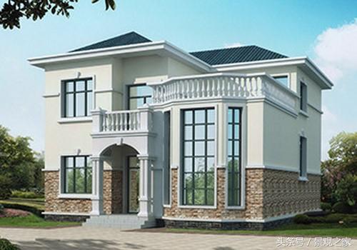 二層小別墅設(shè)計(jì)圖，樓中樓結(jié)構(gòu)，外觀(guān)漂亮，簡(jiǎn)單