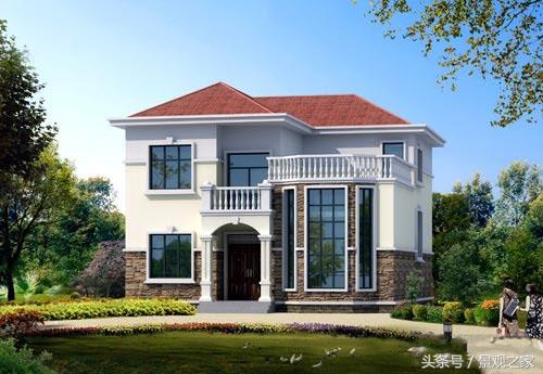 二層小別墅設(shè)計(jì)圖，樓中樓結(jié)構(gòu)，外觀(guān)漂亮，簡(jiǎn)單