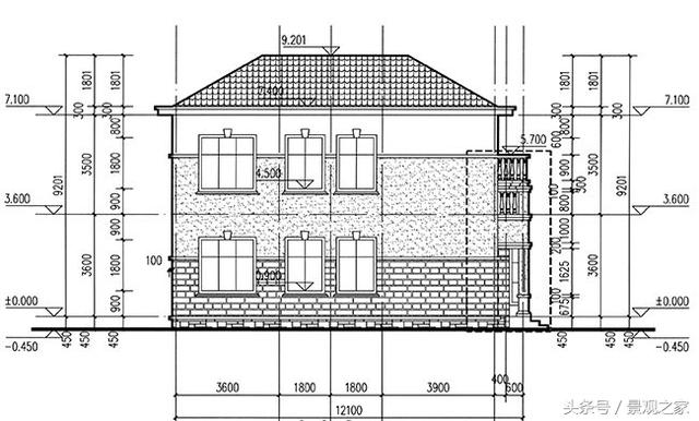 二層小別墅設(shè)計(jì)圖，樓中樓結(jié)構(gòu)，外觀(guān)漂亮，簡(jiǎn)單