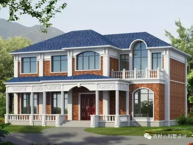 15套2017年最新潮二層農村別墅，這樣蓋既實用又上檔次！