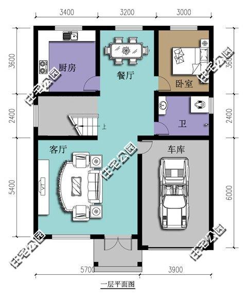 2套農村自建房戶型，面寬不足10m，多臥室更實用！