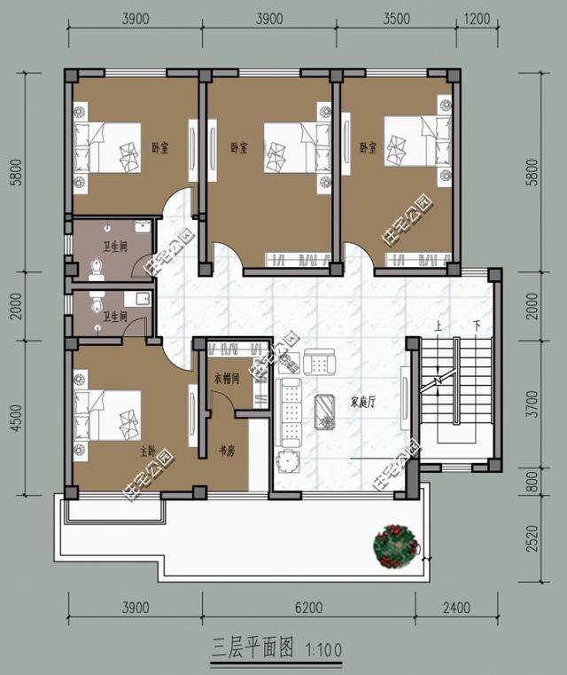 4套自建房戶型，多層多臥室，農(nóng)村兄弟姐妹多也不怕！