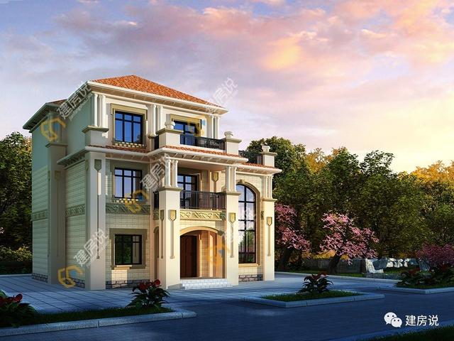 10款經濟美觀戶型圖，在俺們農村相親必備別墅