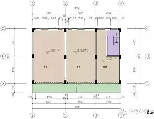 農村宅基地臨街、兩側無窗怎么建房？不如看看這2套戶型