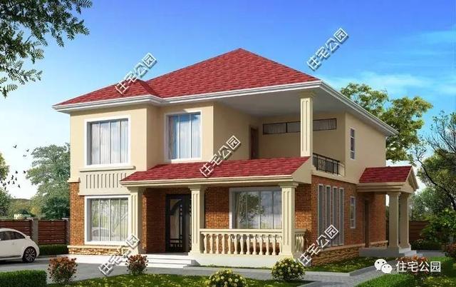 13X15米的實(shí)用農(nóng)村雙層別墅，帶柴火房，含圖紙預(yù)算