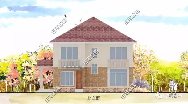 13X15米的實(shí)用農(nóng)村雙層別墅，帶柴火房，含圖紙預(yù)算