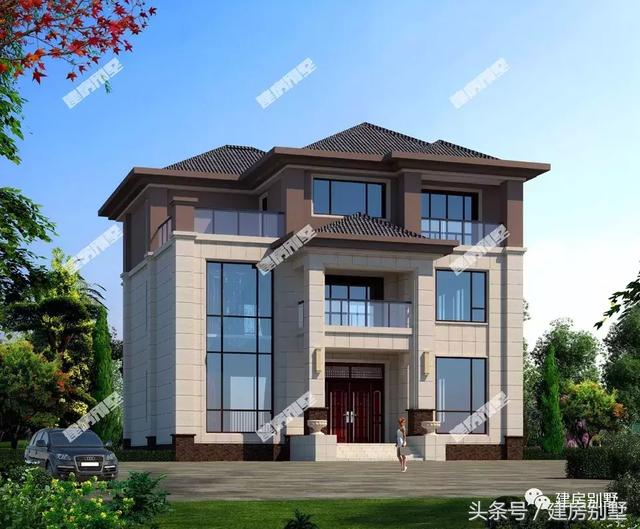 8套面寬11米左右的農村小樓圖，這種開間最受歡迎