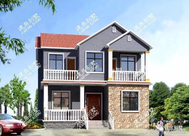 8套面寬11米左右的農村小樓圖，這種開間最受歡迎