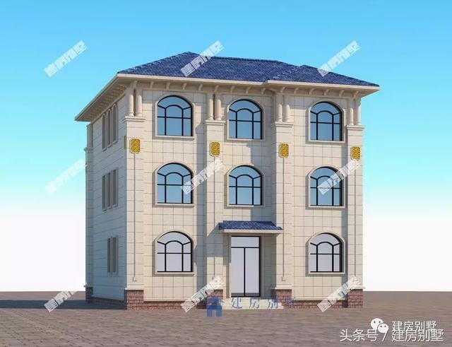 8套面寬11米左右的農村小樓圖，這種開間最受歡迎