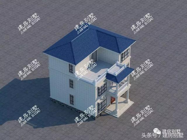 帶套間的三層別墅設計方案圖，造型氣派戶型通透